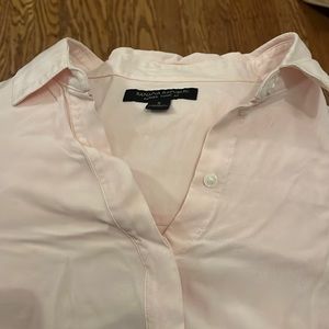 Banana republic light pink button up